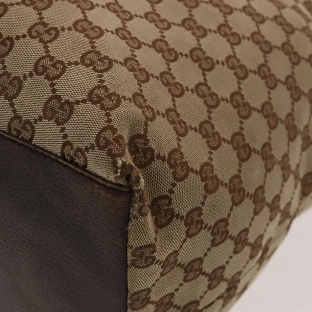 GUCCI GG Canvas Shoulder Bag 2 Set Beige Silver Auth - Picture 14 of 16